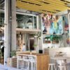 Espace Waverly's lounge-style cafeteria in Montreal's Mile End district. Perfect for corporate events in Montreal